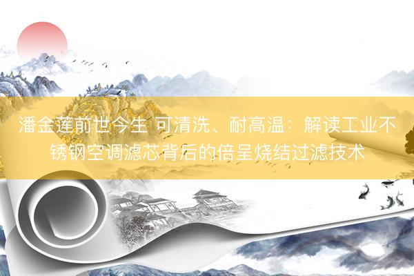 潘金莲前世今生 可清洗、耐高温：解读工业不锈钢空调滤芯背后的倍呈烧结过滤技术