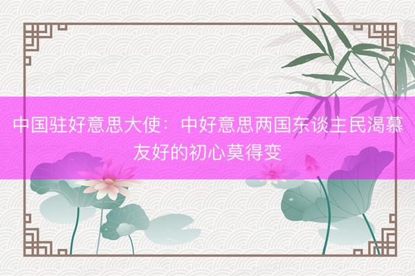 中国驻好意思大使:中好意思两国东谈主民渴慕友好的初心莫得变